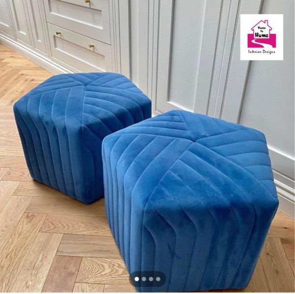 The Ribbed Pouffe