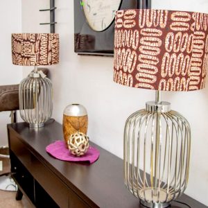 Ethnic Inspired (adire) Table Lamp