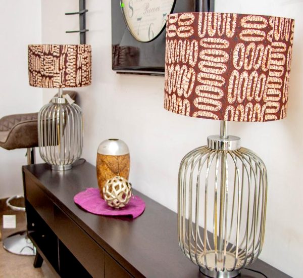 Ethnic Inspired (adire) Table Lamp